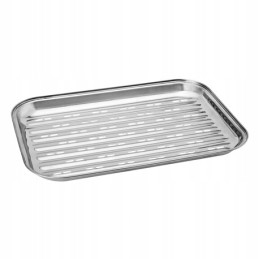 Nerūdijančio plieno grilio padėklas