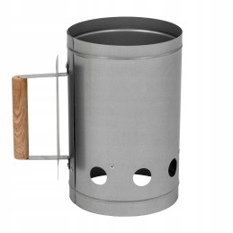 Kaminas šašlykinės uždegimui - anglis, briketai 17 cm