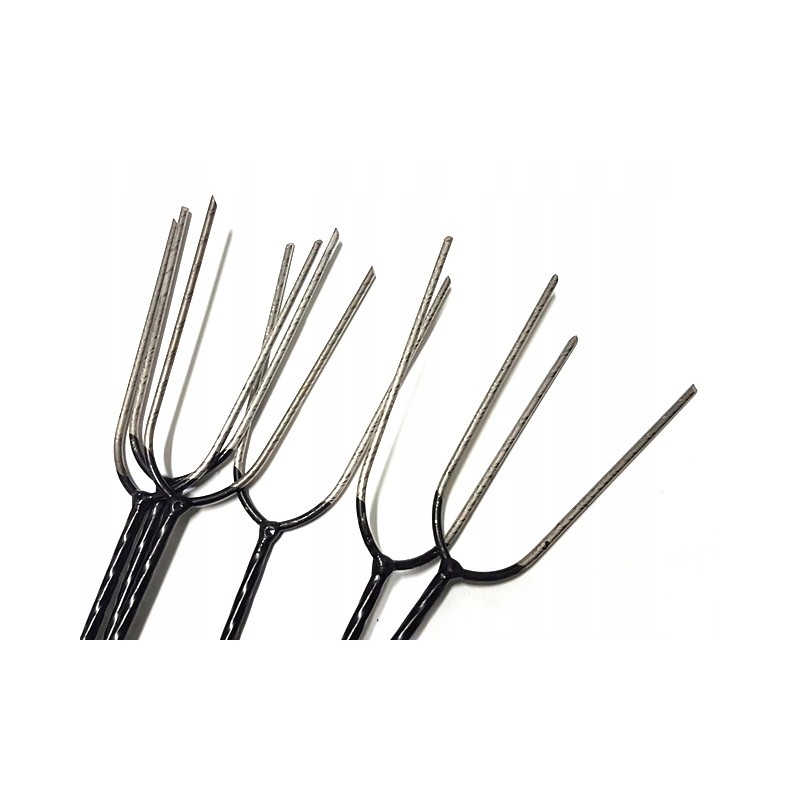 Šakės, nerūdijančio plieno ugnies lazdos, 100 vnt., 10 vnt