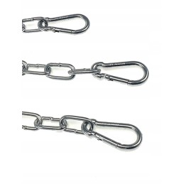 Cinkuota grandinėlė 350 cm, komplektas pakabinamoms grotelėms fi 50 60 cm liuksai