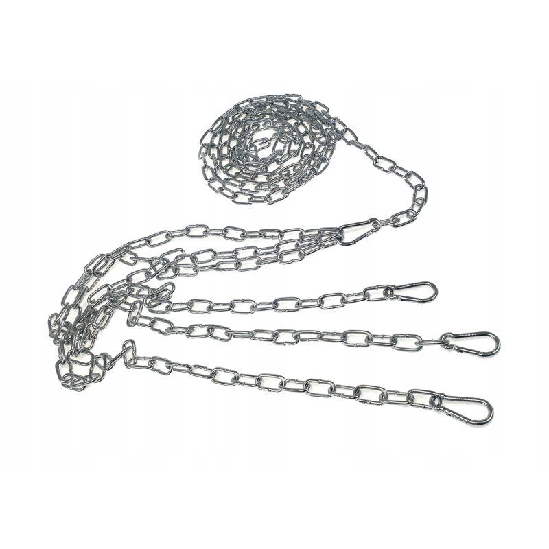 Cinkuota grandinėlė 350 cm, komplektas pakabinamoms grotelėms fi 40 50 60 cm