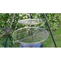 Cinkuota grandinėlė 350 cm, komplektas pakabinamoms grotelėms fi 40 50 60 cm