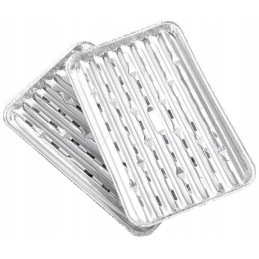 Aliuminio grilio padėklas 22 x 28 cm 25 vnt