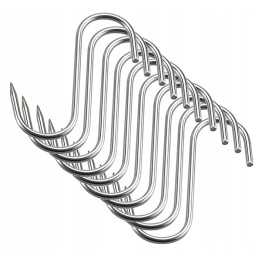 Rūkymo kabliukai mėsai rūkyti 5 10 10 vnt