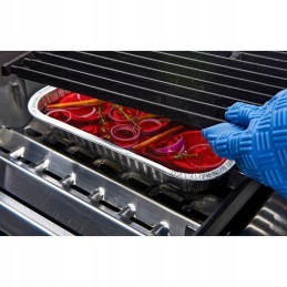 Broil king siauras nuvarvėjimo padėklas griliui 3 vnt grilio padėklai 36x15 50419