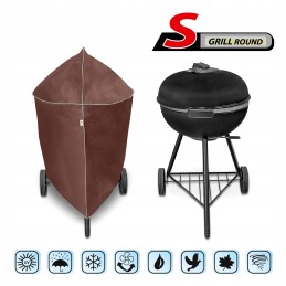 Vandeniui atsparus apvalus grilio dangtelis, mažas