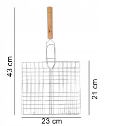 Grilio grotelės, krepšys mėsai, žuviai, daržovėms kepti, uždaros, plieninės grotelės