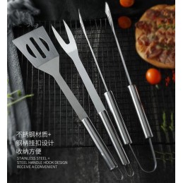 Kepsninės rinkinys, dėklas, žnyplės, šakutė, mentelė, 3 vnt