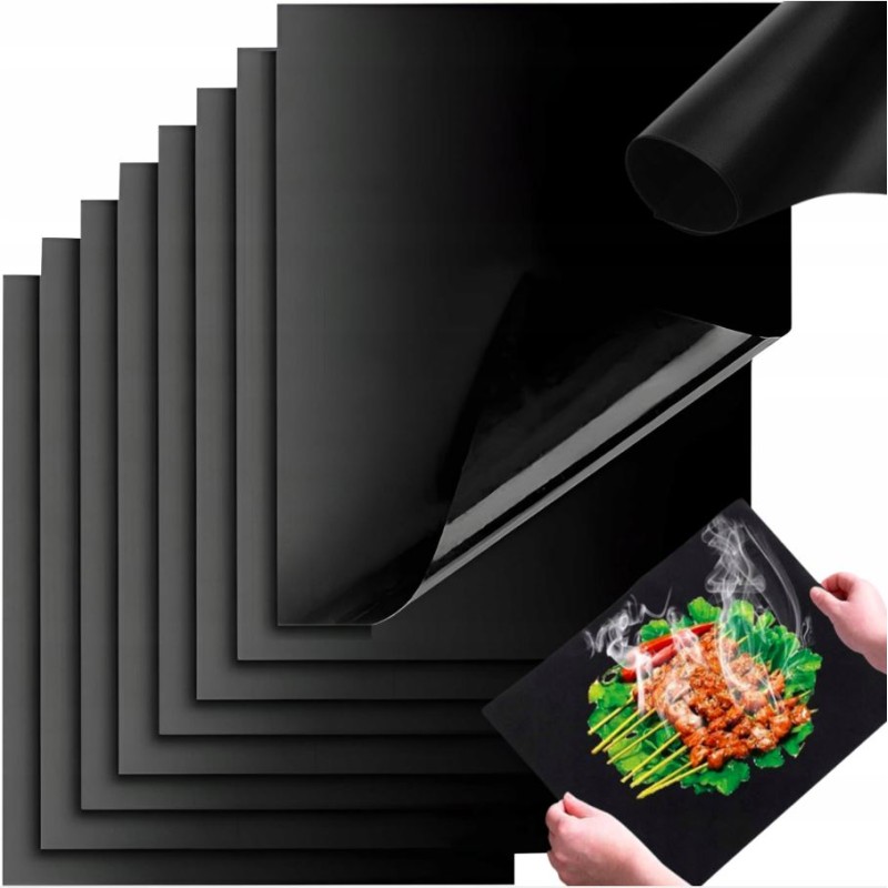 Tefloninis kilimėlis grilio kepimo skardoms 8 vnt