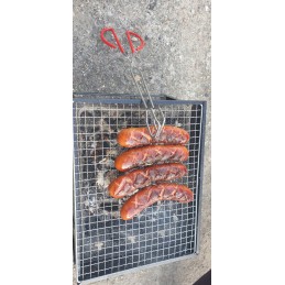 Grilis sulankstomas turistinis lagaminas nešiojamas sodas anglis kempingas BBQ