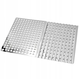 Grilling grate tray steel grill plate