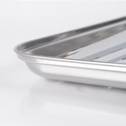 Daugkartinio naudojimo 4 mm storio plieninis bbq grilio padėklas