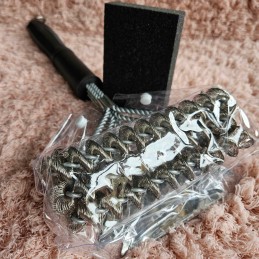 Vielinių grotelių valymo šepetys