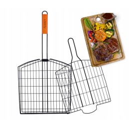 Grotelės mėsos, kepsnių ir žuvies kepimui sk-0741