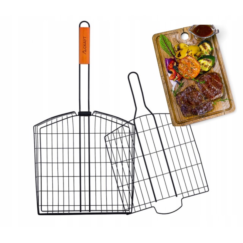 Grotelės mėsos, kepsnių ir žuvies kepimui sk-0741