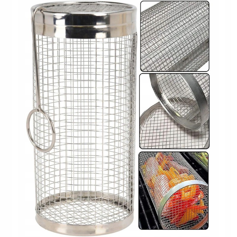 Daržovių kepimo krepšelis 9x9x20cm