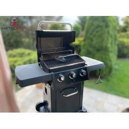 ️3 eilių nerūdijančio plieno grotelių valymo šepetys su grandikliu ️