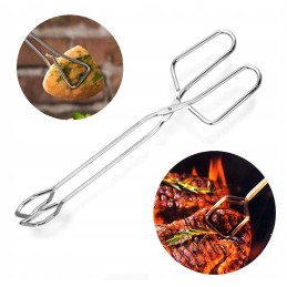 Rinkinyje 4 grilio priedų mentelė, žnyplės, iešmeliai bbq griliui