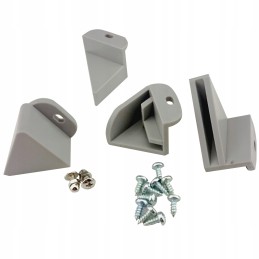 Tvirtinimo rinkinys karališkam maitinimo ritininiam grotelių stiklui