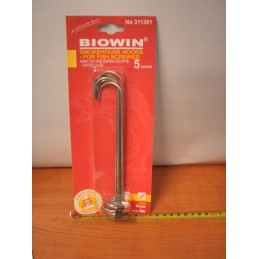 Rūkyklos kabliukai 5vnt, įsukami į žuvį 311301