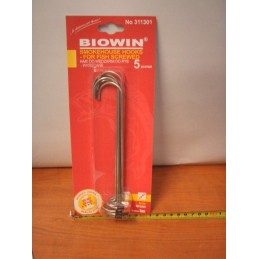 Rūkyklos kabliukai 5vnt, įsukami į žuvį 311301