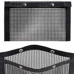 Tinklinis krepšys griliui, grotelės su spaustukais - 1x 24 × 17 cm