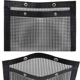 Tinklinis krepšys griliui, grotelės su spaustukais - 1x 24 × 17 cm