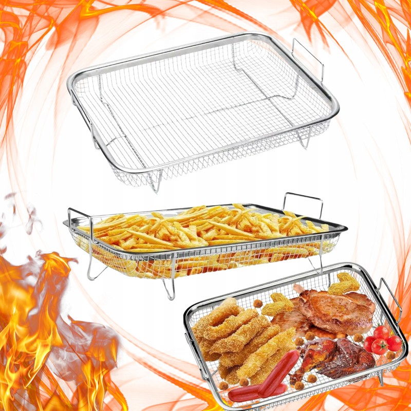 Grilio ir kepimo skarda, grilio padėklas orkaitei daržovėms