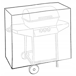 Apsauginis sodo grilio užvalkalas 125x62x95cm