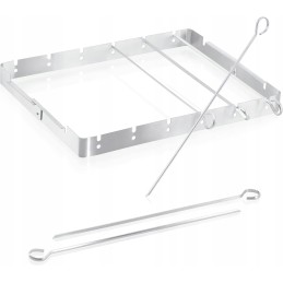 Iešmeliai su plieniniu rėmu - 7 elementų rinkinys