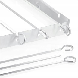 Iešmeliai su plieniniu rėmu - 7 elementų rinkinys