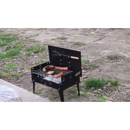 ⭐ anglis kempingas grilis nešiojamas sulankstomas lagaminas sodas kempingas ⭐