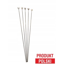 Nerūdijančio plieno atramos dešrų pagaliukams, 5 vnt.