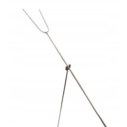 Nerūdijančio plieno atramos dešrų pagaliukams, 5 vnt.