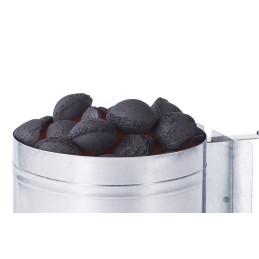 Kaminas šašlykinei, židinys, anglis, kepsninė, didelis metalinis, 28x17 cm