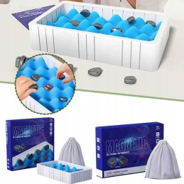 ⭐ Magnetinių šachmatų žaidimas Magnetinių akmenų šachmatų žaidimo edukacinis rinkinys⭐