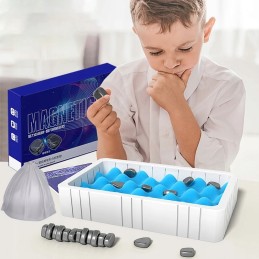 ⭐ Magnetinių šachmatų žaidimas Magnetinių akmenų šachmatų žaidimo edukacinis rinkinys⭐