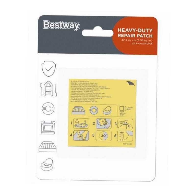 Vandeniui atsparūs remonto pleistrai baseino čiužiniams