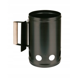 Kaminas šašlykinei apšviesti naudojant juodos anglies briketus su metaline rankena1