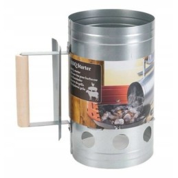 Kaminas šašlykinei apšviesti naudojant juodos anglies briketus su metaline rankena1