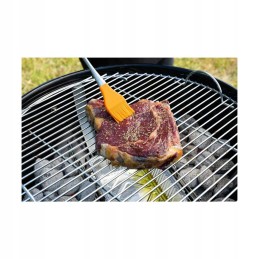 Silikoninis grilio šepetys 28 cm natūralus