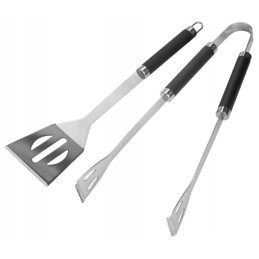 Grilio mentelės, žnyplių ir grilio stalo įrankių rinkinys