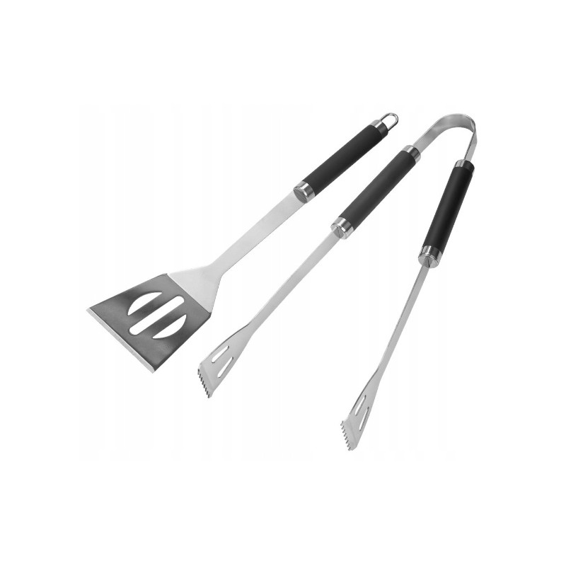 Grilio mentelės, žnyplių ir grilio stalo įrankių rinkinys