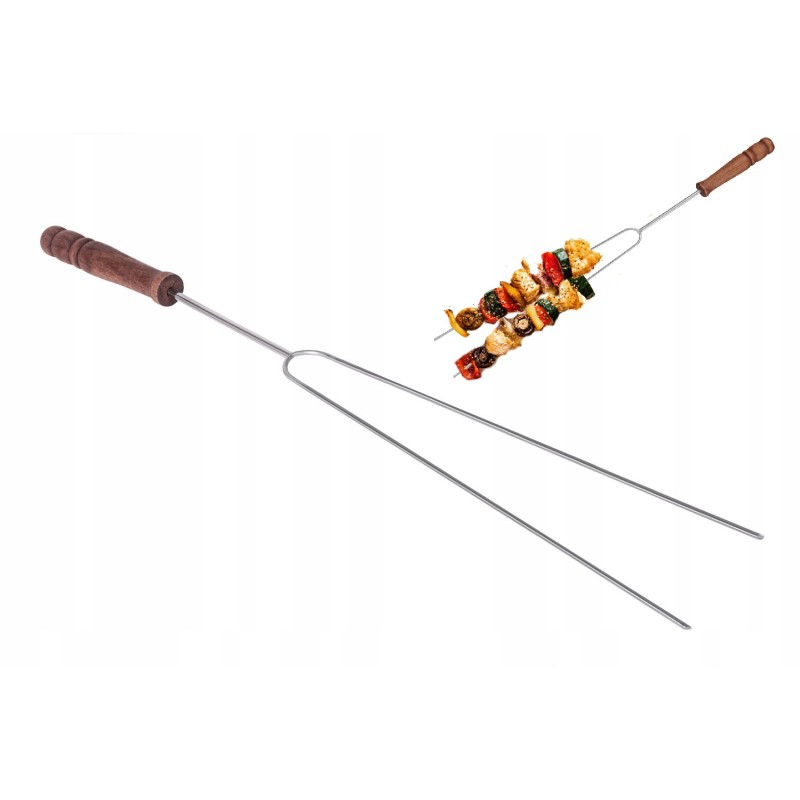 Šakutė, iešmo pagaliukas šašlykams, 52 cm x 7 vnt