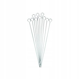 Šašlyko iešmeliai 40 cm, grotelės, 10 vnt