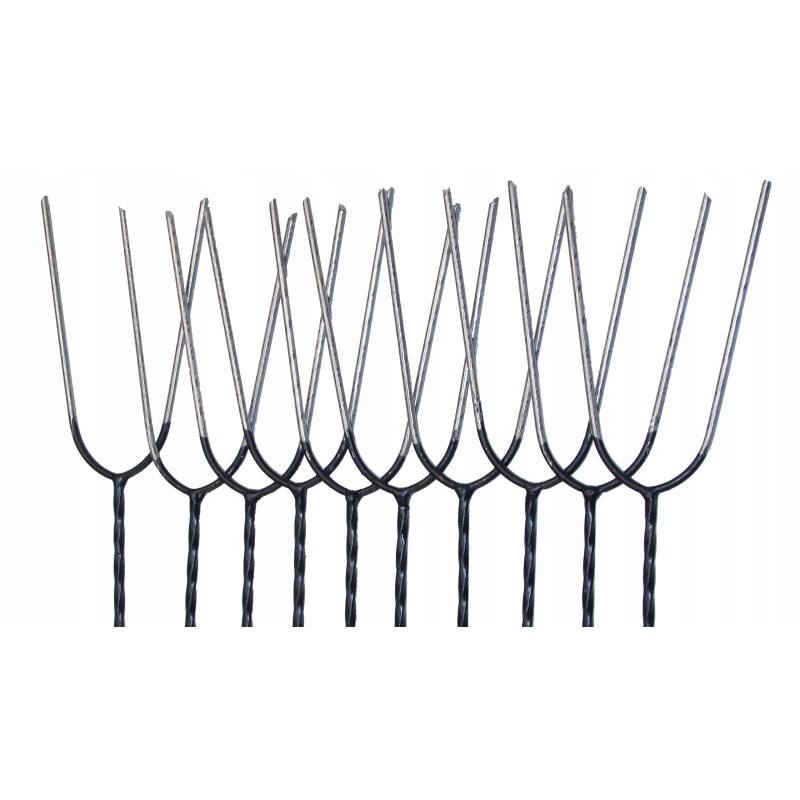 Šakės laužui, nerūdijančio plieno antgalis, 120 cm, 10 vnt
