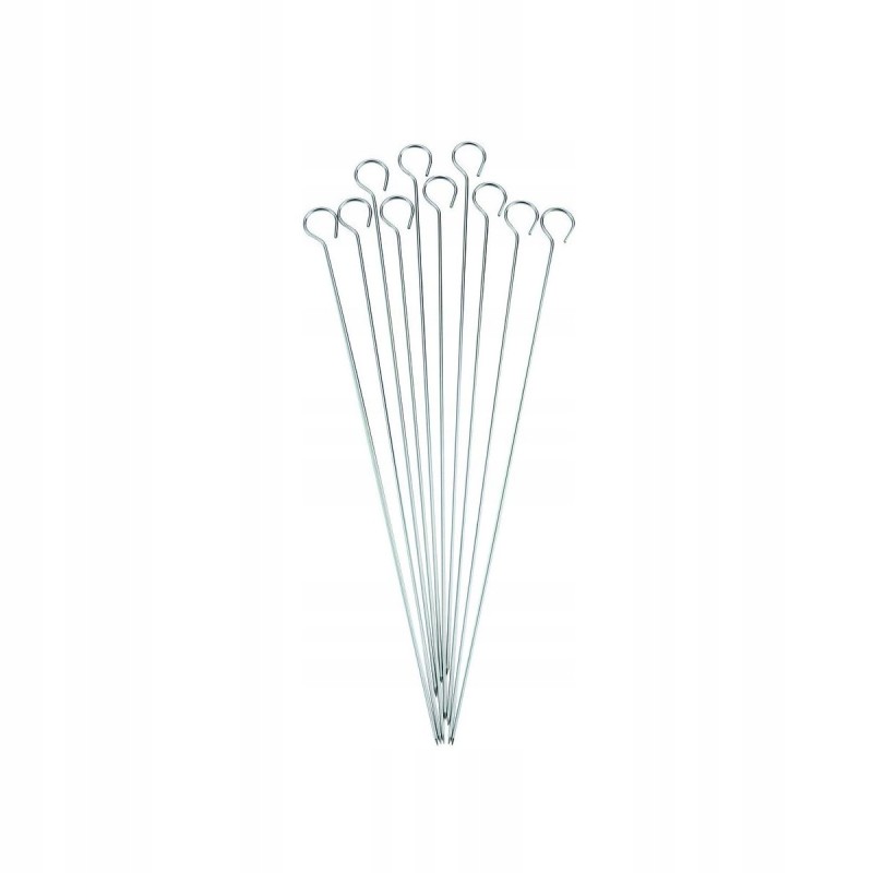 Grilio iešmeliai iešmams 40 cm 10 vnt