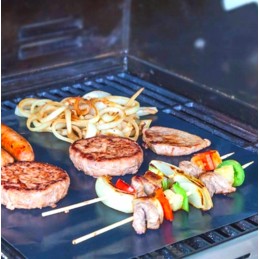 Ruhhy grilio kilimėliai 33x40 cm juodi 5 vnt