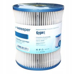 Wessper filtras bestway tipo baseinui ir 1 vnt