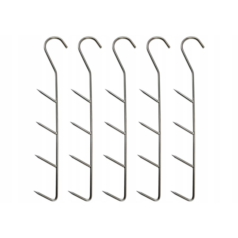 H 404 rūkymo kabliukai 28 cm kiaulienos nugarinei lux